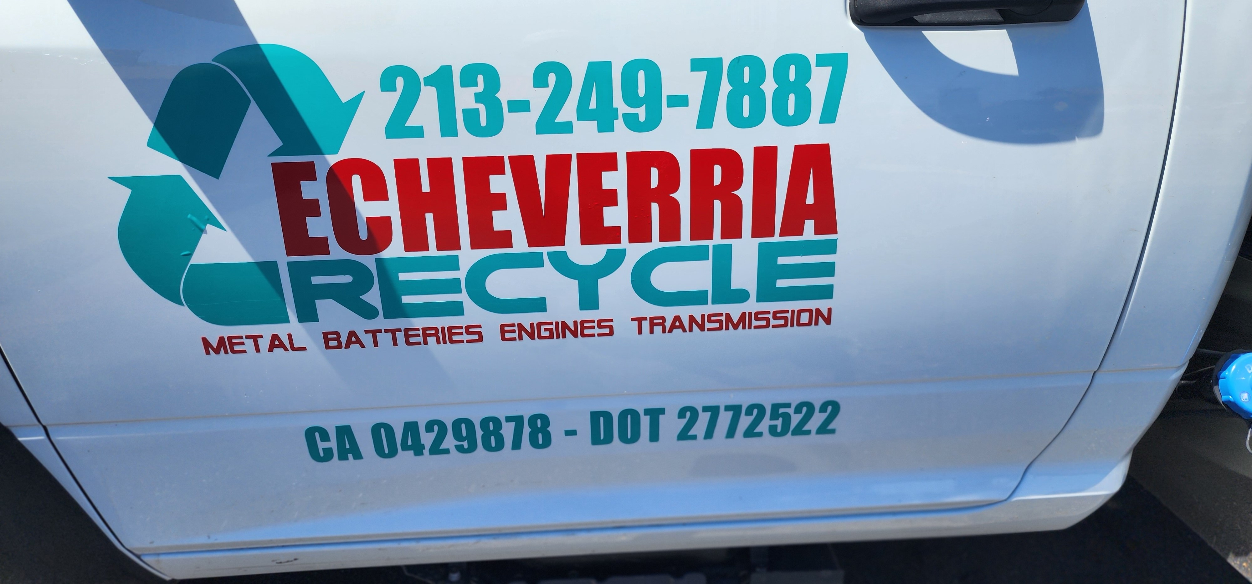 Letras de vinil en troca
